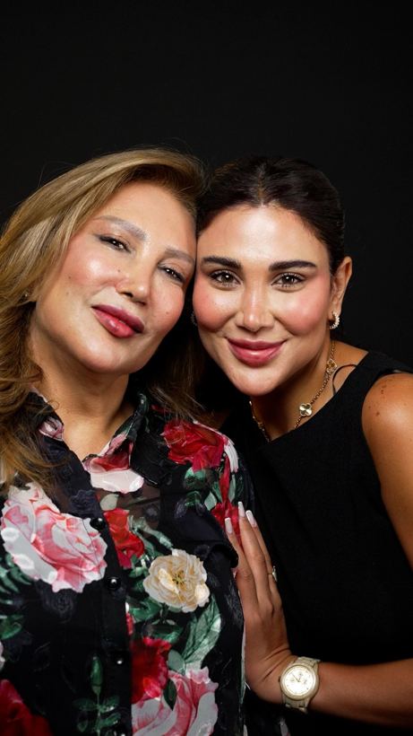 Mother and daughter after